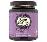 Roots & Wings Organic Blackcurrant Jam 340g - Pack of 6