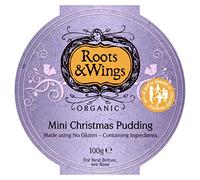 Roots & Wings Organic Mini Christmas Pudding Made Using no Gluten containing Ingredients, 100 g