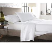 Ropa De Cama 100% Egyptian Cotton Hotel Class 1000TC Flat Sheet, UK Double Flat Sheet - White
