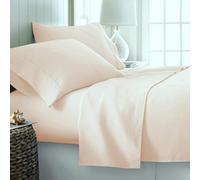 Ropa De Cama 100% Egyptian Cotton Hotel Class 1000TC Flat Sheet, UK Super King Flat Sheet - Ivory