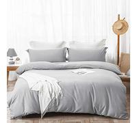 Ropa De Cama 1000 Thread Count Cotton Hotel Quality 3 PC Duvet Cover Set 100% Long Staple Egyptian Cotton In UK Super-King Silver Grey Color