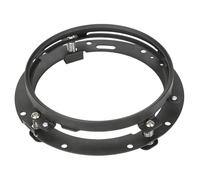 Ropaix 7" Inch For Motor LED Headlight + 2 X 4 1/2" Fog Light Passing Lamps With Adapter Ring For Street For Glide For FLHX Fog Headlamp Motorcycle Front Headlight(Only bracket B)