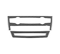 Ropaix Car Molding Strip For BMW- X5 E70 2008-2013 X6 E71 2009-2014 Accessories Carbon Fiber Car Middle Air Vent Switch Panel Cover Trim Interior Trim Accessory
