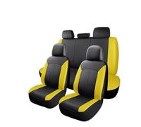 Ropaix Car Seat Covers For Fiat For Panda For Lancia For Ypsilon For Seat Car Seat Cover(Black Yellow 5 Seat)