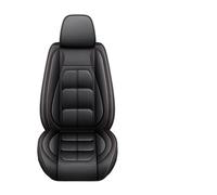 Ropaix Car Seat Covers PU Leather Universal Fit Car Seat Cover All-Season Protector Mat With Soft Cushion Full Package Seat Cover(Black)