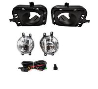 Ropaix Fog Lamp For Toyota For Prius C For Aqua 2012 2013 2014 Halogen With Wires Switch Harness Kit Angel Eyes Fog Lamp Cover Car LED Fog Light(High LED Fog Set)