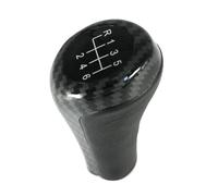 Ropaix Gear Stick Cover For BMW 3 5 6 Series E30 E36 E46 E53 E60 E61 E63 E65 E83 E87 E90 E91 E92 X1 X3 X5 Pen Gear Shift Knob Car Gear Shift Knob(6-Speed Carbon)