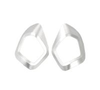 Ropaix Interior Trim for Chevrolet for Camaro 2017-2022 Up Interior Accessories Car Seat Backrest Manual Adjustment Handle Trim Cover Car Interior Trim Strips(Silver)