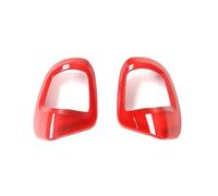 Ropaix Interior Trim for Chevrolet for Camaro 2017-2022 Up Interior Accessories Car Seat Backrest Manual Adjustment Handle Trim Cover Car Interior Trim Strips(Red)