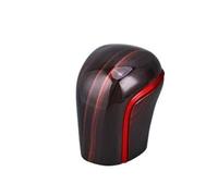 Ropaix Interior Trim for Toyota for Corolla 2019-2024 for Camry 2018-2023 Car Trim Gear Shift Knob Cover Lever Stick Head Car Interior Trim Strips(Red Peach Wood)