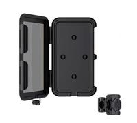 Ropaix Phone Bike Mount Handlebar Stand Case Mount Waterproof Scooter Motorbike Phone Bag(Handlebar-L)
