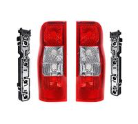 Ropaix Rear Bumper Tail Light For Transit MK7 2006-2014 Car Rear Bumper Reflector Tail Lamp Brake Light+Circuit Board 6C11-13405-AD Fog Light Reflector(L and R)