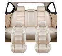 Ropaix Seat Covers Protective For Tucson For Santafe For Accent For Creta For Kona For IX35 For I30 I10 For I20 For I40 For Solaris For Elantra Car Seat Cover Interior Accessories(Full Set-AllBeige)