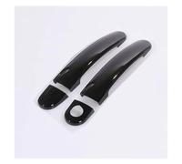 Ropaix Side Exterior Door Handle for SEAT for Ibiza 6J Mk4 6L Mk3 FR for Cupra 2004-2016 Gloss Black Chrome Car Door Handle Covers Styling Stickers(Model G)