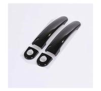 Ropaix Side Exterior Door Handle for SEAT for Ibiza 6J Mk4 6L Mk3 FR for Cupra 2004-2016 Gloss Black Chrome Car Door Handle Covers Styling Stickers(Model F)