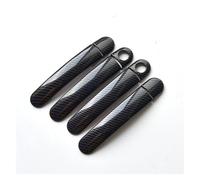 Ropaix Side Exterior Door Handle for Seat for Ibiza MK3 6L 2003 2004 2005 2006 2007 2008 2009 Chrome Carbon Fiber Car Door Handle Covers Car Stickers(Model C)