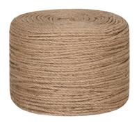 Rope 100% Jute Natural Hemp Cord Sisal Rope Multi Purpose Rope Cable vidaXL