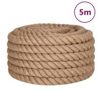 Rope 100% Jute Natural Hemp Cord Sisal Rope Multi Purpose Rope Cable vidaXL