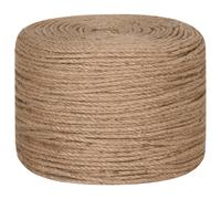 Rope 100% Jute Natural Hemp Cord Sisal Rope Multi Purpose Rope Cable vidaXL