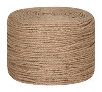 Rope 100% Jute Natural Hemp Cord Sisal Rope Multi Purpose Rope Cable vidaXL