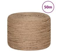 Rope 100% Jute Natural Hemp Cord Sisal Rope Multi Purpose Rope Cable vidaXL