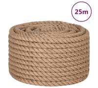vidaXL Rope 100% Jute 20mm 50m Boat Rope Cable Wire Decking Lifting Swing