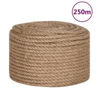 Rope 100% Jute Natural Hemp Cord Sisal Rope Multi Purpose Rope Cable vidaXL