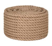 vidaXL Jute Rope 50 m Long 16 mm Thick