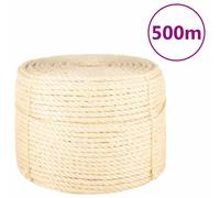 Rope 100% Sisal 10mm x 500m Natural Heavy-Duty Garden & Craft Twine Durable Eco