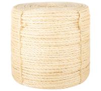 Rope 100% Sisal Twisted Twine Braided Rope Cat Scratching Twisted Rope vidaXL