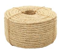 Rope 100% Sisal Twisted Twine Braided Rope Cat Scratching Twisted Rope vidaXL