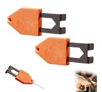 Rope Anchor Hook, Portable Chalk Line Anchor Hook Tool, Fast One-Handed Operation, Line Instantly, End Hooks, For Carpentry, Drywall, Roofing & Building. (1pcs)