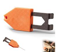 Rope Anchor Hook, Portable Chalk Line Anchor Hook Tool, Fast One-Handed Operation, Line Instantly, End Hooks, For Carpentry, Drywall, Roofing & Building. (1pc)