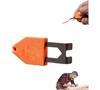 Rope Anchor Hook, Portable Chalk Line Anchor Hook Tool for Straight Line Marking Tool for Carpentry, Drywall, Roofing & Building, One-Handed Operation Design with Instant Fixing (1pcs)