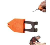 Rope Anchor Hook - Portable Chalk-Line Anchor Hook Tool, One-Handed Operation Design, Easy & Quick Release Utility Hook, for Carpentry, Drywall, Roofing & Building (1 Pcs)