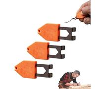 Rope Anchor Hook - Portable Chalk-Line Anchor Hook Tool, One-Handed Operation Design, Easy & Quick Release Utility Hook, for Carpentry, Drywall, Roofing & Building (3 Pcs)