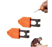 Rope Anchor Hook - Portable Chalk-Line Anchor Hook Tool, One-Handed Operation Design, Easy & Quick Release Utility Hook, for Carpentry, Drywall, Roofing & Building (2 Pcs)