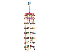 Rope and cube carousel bird toy with bell Duvoplus
