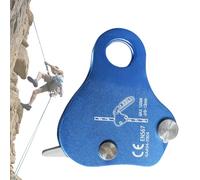 Rope Ascender - Auto Locking Anti Slip Harness Descender, Rock Climbing Ascender, Arborist Tree Rappelling, Rescue Caving Mountaineering Rigging, Roof Work Safety Gear, Aluminum Alloy