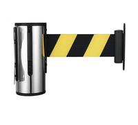 Rope Barriers Wall Mount Retractable Queue Barrier 5m Multicolor(Yellowblack)