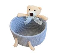 Rope Baskets for Storage | Space Saving Empty Cute,Decorative Basket Funny Decor,for Kids Toy Snack Tool Home Decor Bedroom Living Room Laundry Nursery Shelf Desk