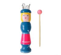 Rope Braider Tool for Knitting - Wooden Cord Braiding Spool for DIY Bracelets, Necklaces & Keychains - Traditional Kids Craft Tool, Handmade Jewelry Making(B)