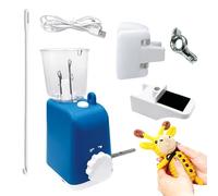 Rope Braiding Machine - 14x11x16cm Electric Braider Tool, ABS plasticc Winding Maker, Automatic Knotting Device DIY Jewelry Crafting | Bracelet Necklace weaverr for Adults and Kids to Lightweight