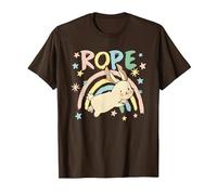 Rope Bunny Shibari Bondage T-Shirt, Men, Brown, X-Large