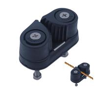 Rope Cam Cleats, Cam Cleats for Boats - Boat Cam Cleats Portable Nylon Rope Cam Cleats, Lightweight Cam Cleats Black Boat Cam Cleats for Kayaks, Saleboats, Pilates Reformers