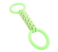 Rope Canine Tug Training - Puppy Pull Interaction Set, Cotton Fiber Twist Cord Build, Pet Play Engagement Kit, Behavior Exercise Bonding Activity Home Park Yard Garden Shelter Use