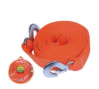 rope， Car Tow Rope 5 Tons 4.85 Meters with C-hooks Off-road Vehicle Traction Trailer