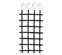 Rope Cargo Climbing Net: Durable Polyester Climber Net for Kids, Monkey Bar Attachment | 89x46 Inch Slacklien Accessory for Garden Obstacles & Jue