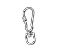 Rope Chain Connector Stainless Steel Hook with Screw, 6MM