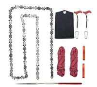 Rope Chain Saw - Folding Hand Saw - Wood Cutter | Folding Hand Chainsaw, Compact Outdoor Wood Cutter | Portable Survival Cutting Tool for Camping, Gardening, Hiking